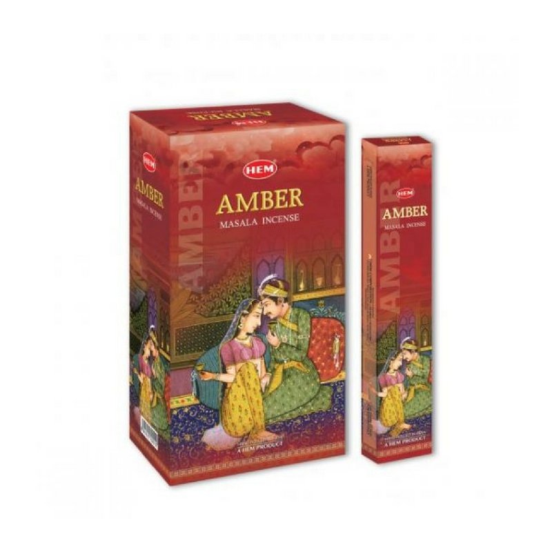 HEM Masala Amber Incense Sticks - 180 Grams