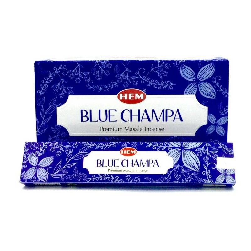 HEM Masala Blue Champa Incense Sticks - 180 Grams