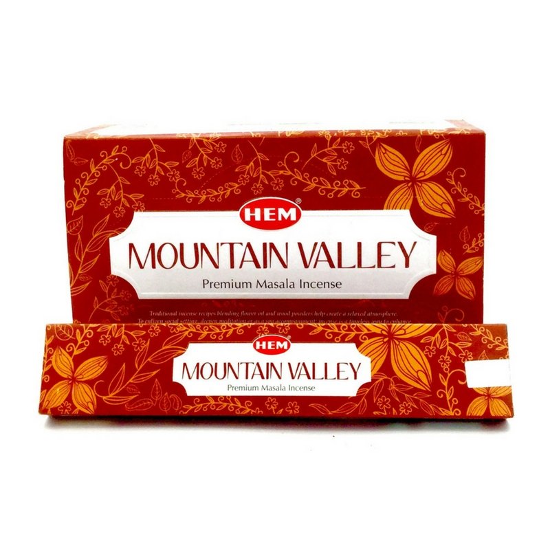 HEM Masala Mountain Valley Incense Sticks - 180 Grams