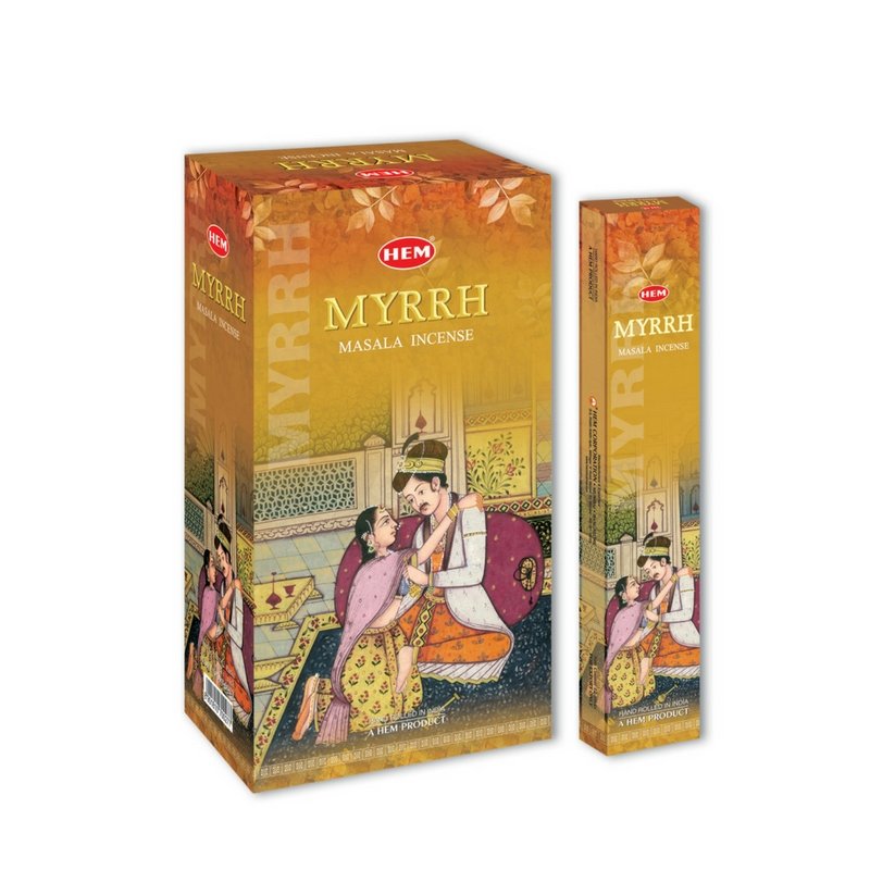 HEM Masala Myrrh Incense Sticks - 180 Grams