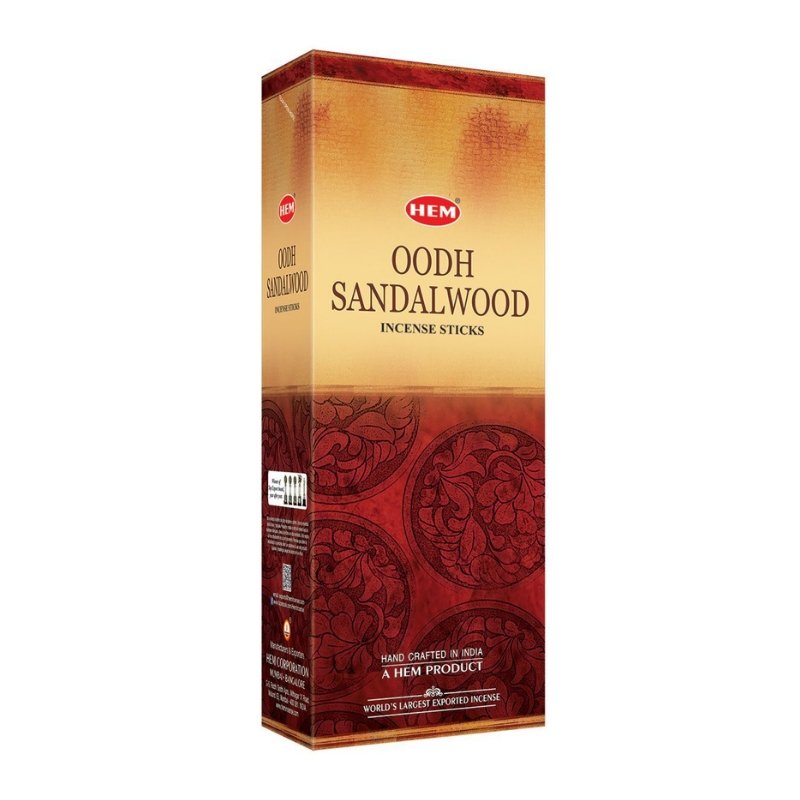 HEM Oodh Sandalwood Incense Sticks - 120 Sticks