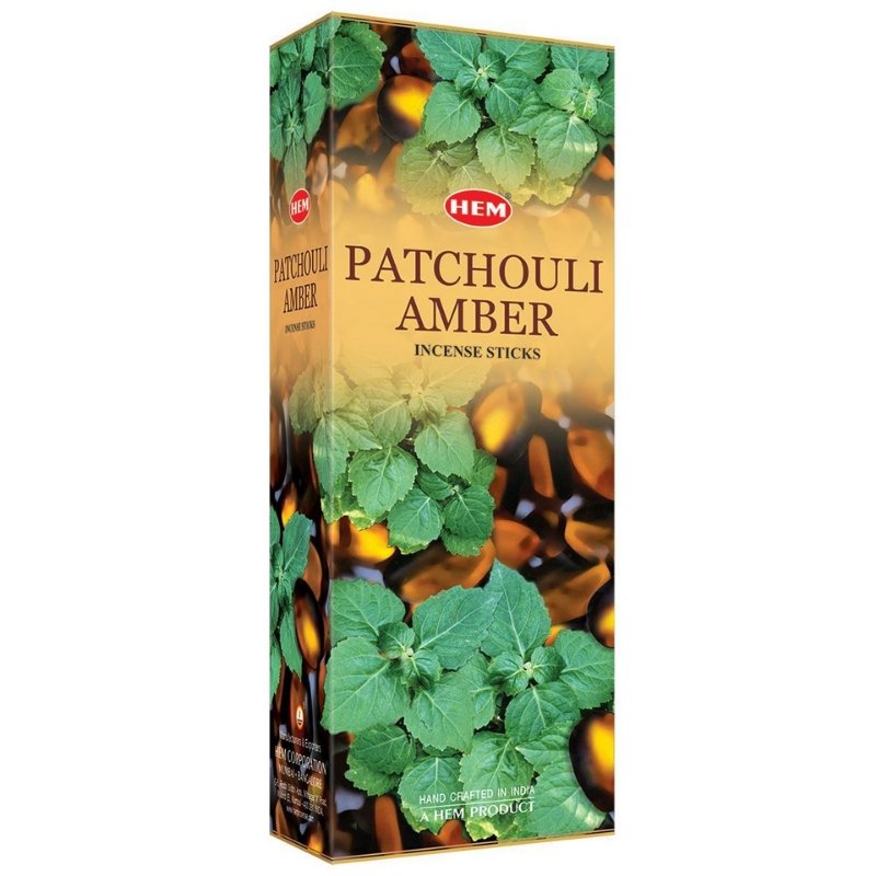 HEM Patchouli Amber Incense Sticks - 120 Sticks