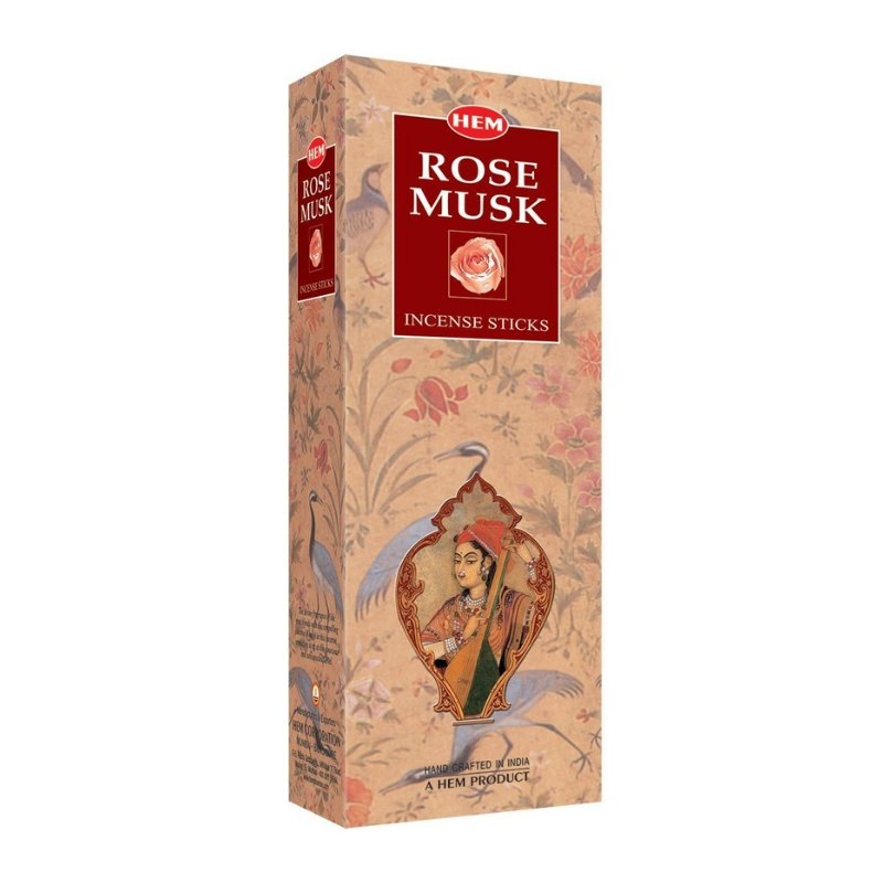 HEM Rose Musk Incense Sticks - 120 Sticks
