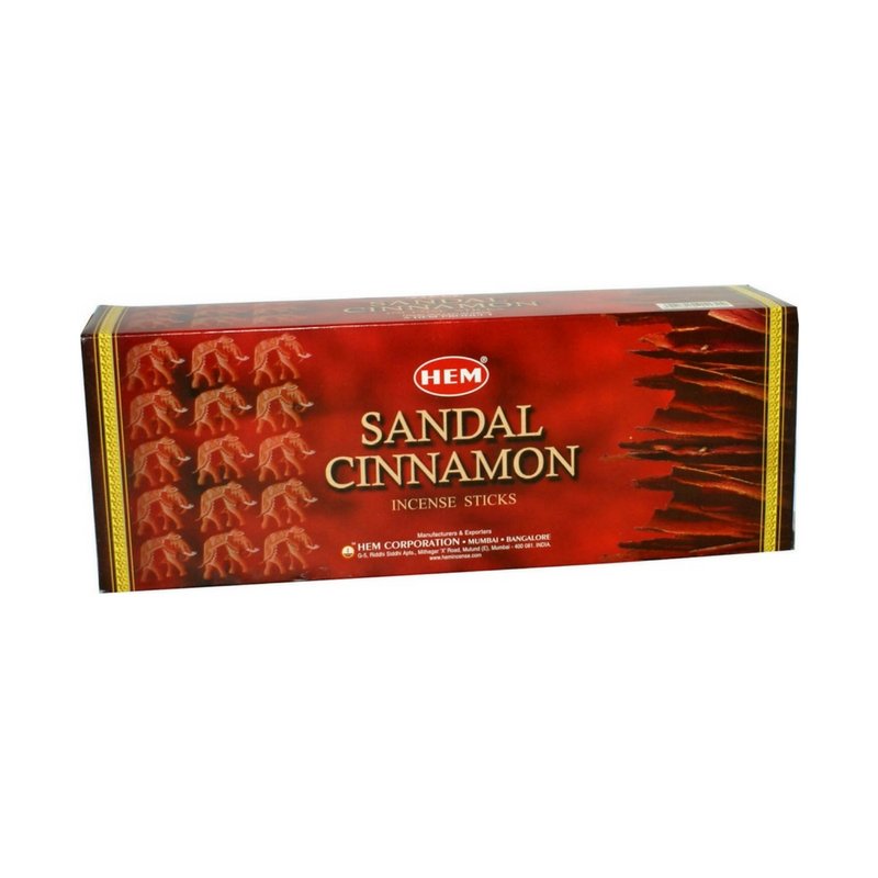 HEM Sandal Cinnamon Incense Sticks - 200 Sticks