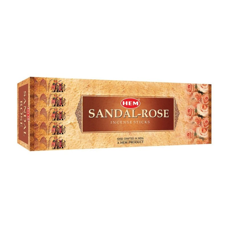 HEM Sandalwood Rose Incense Sticks - 120 Sticks