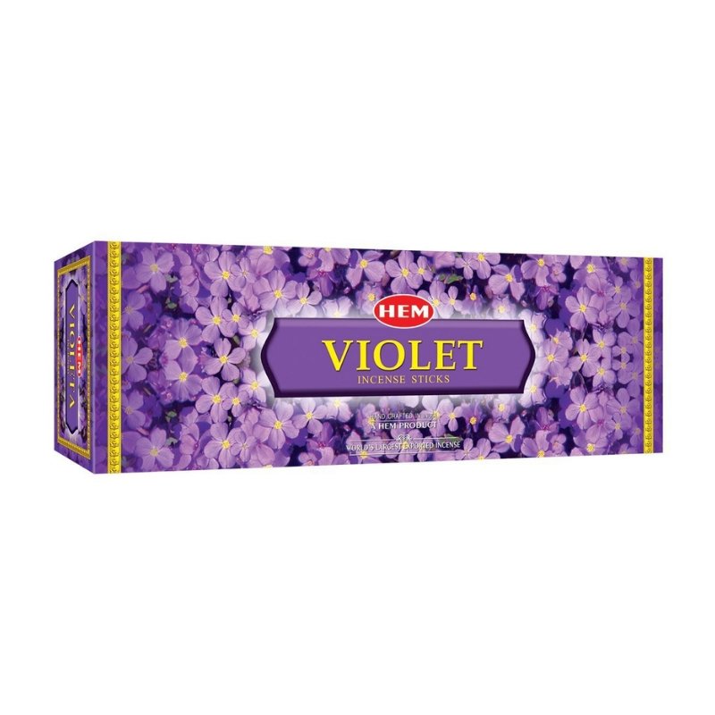 HEM Violet Incense Sticks - 120 Sticks