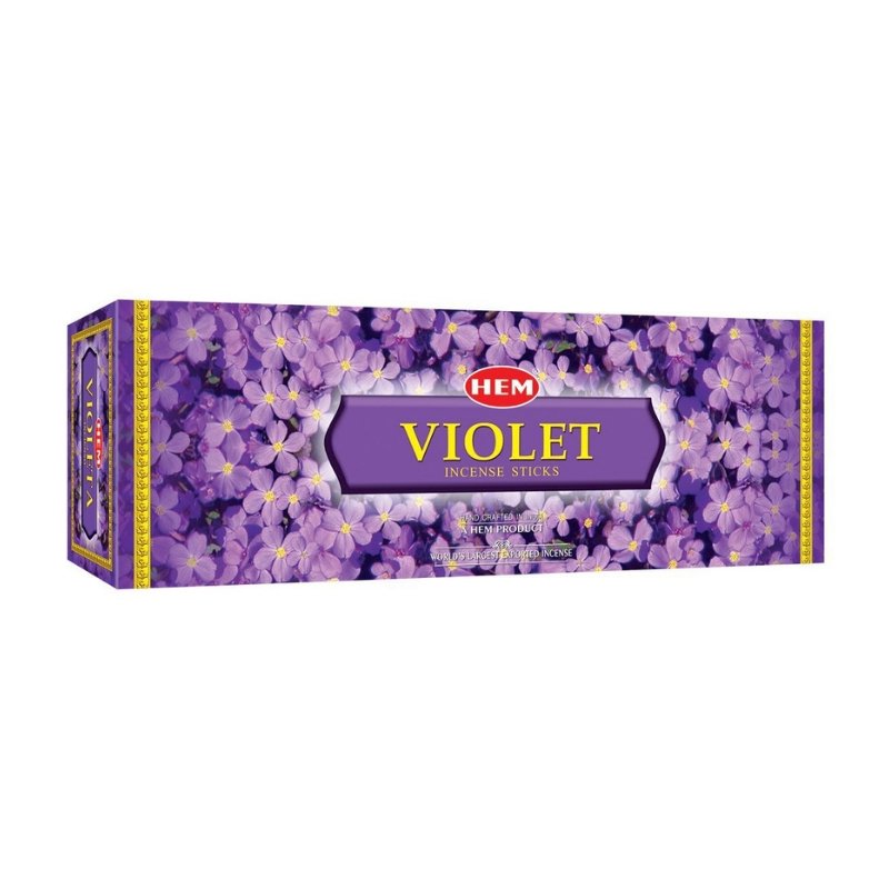 HEM Violet Incense Sticks - 120 Sticks