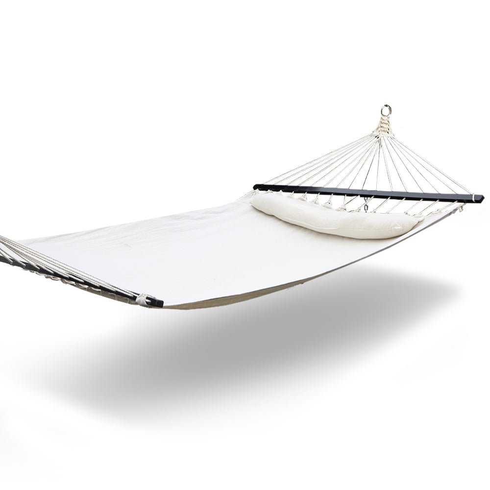 Cream Hammock With Tassels - Double