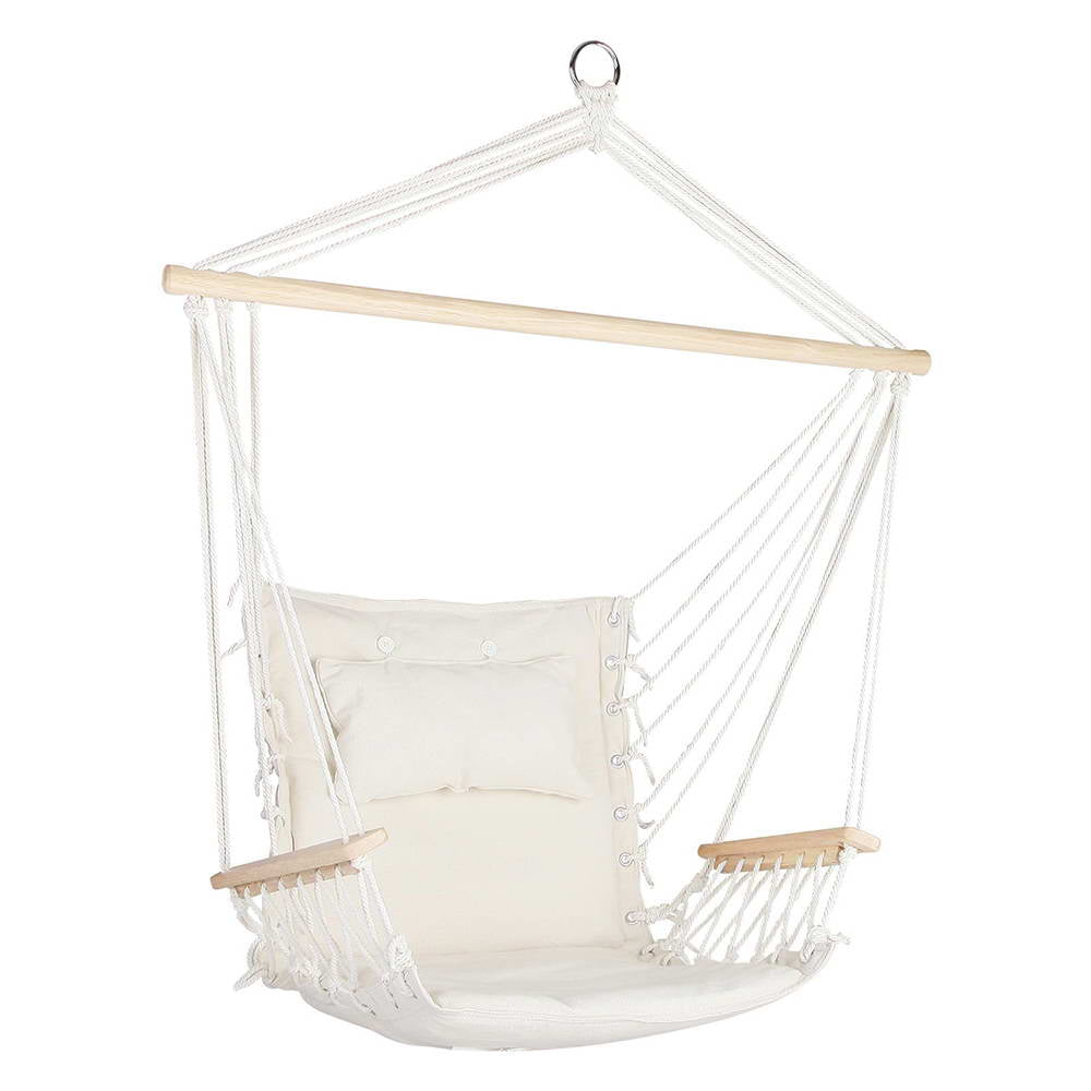 Cream Hammock Hanging Swing Chair