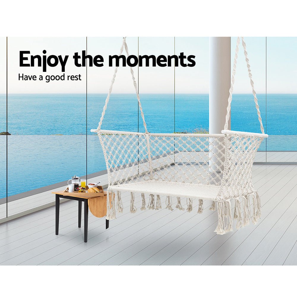 Boho Styled Hanging Hammock