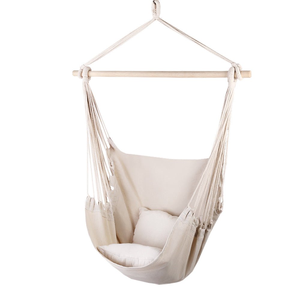 Cream Garden Hammock Swinging Chair