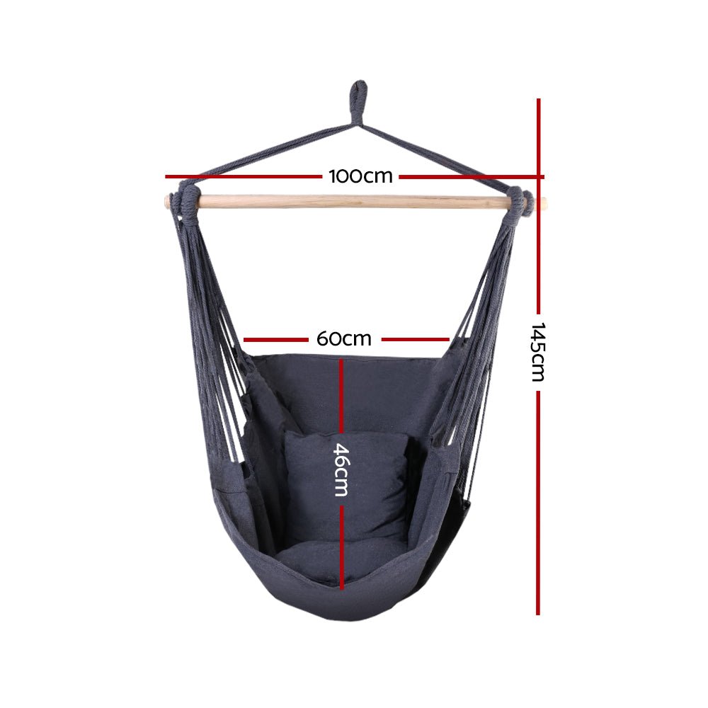 Grey Garden Hammock Swinging Chair