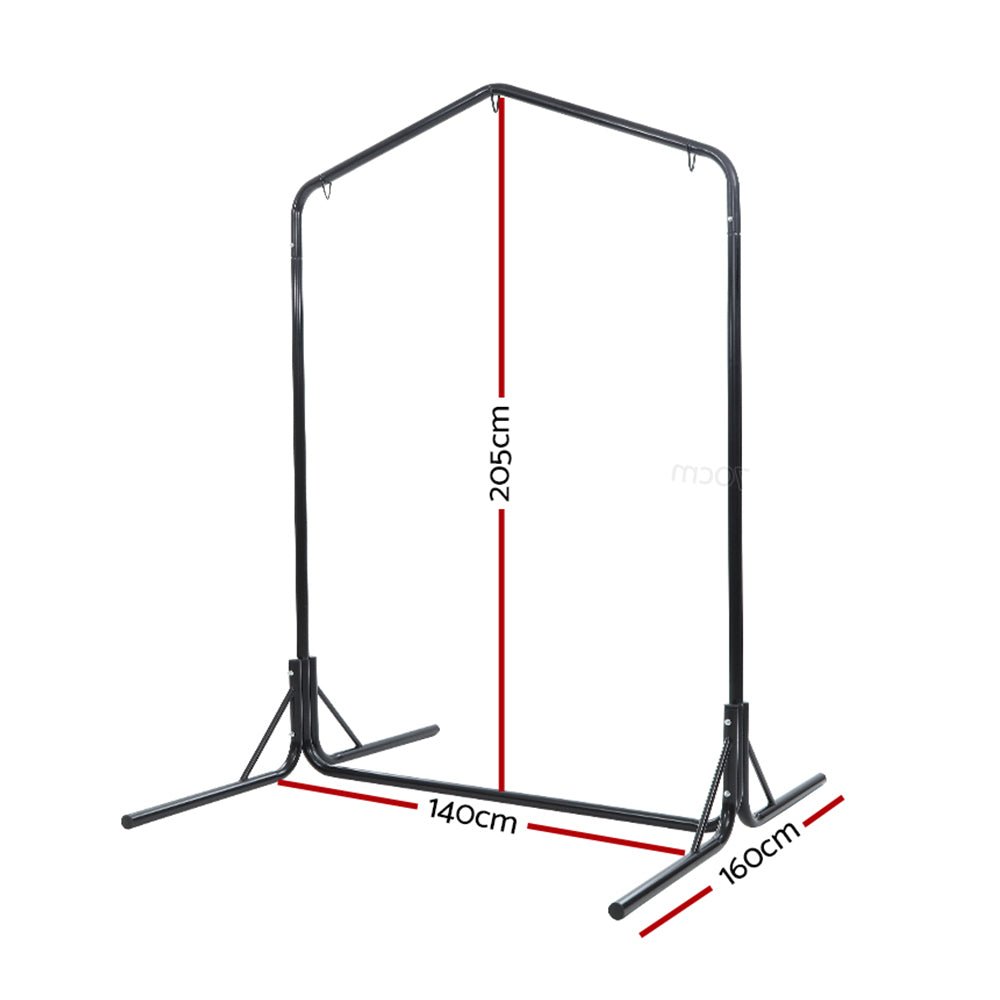 Double Hammock Chair Stand- 200KG Rating