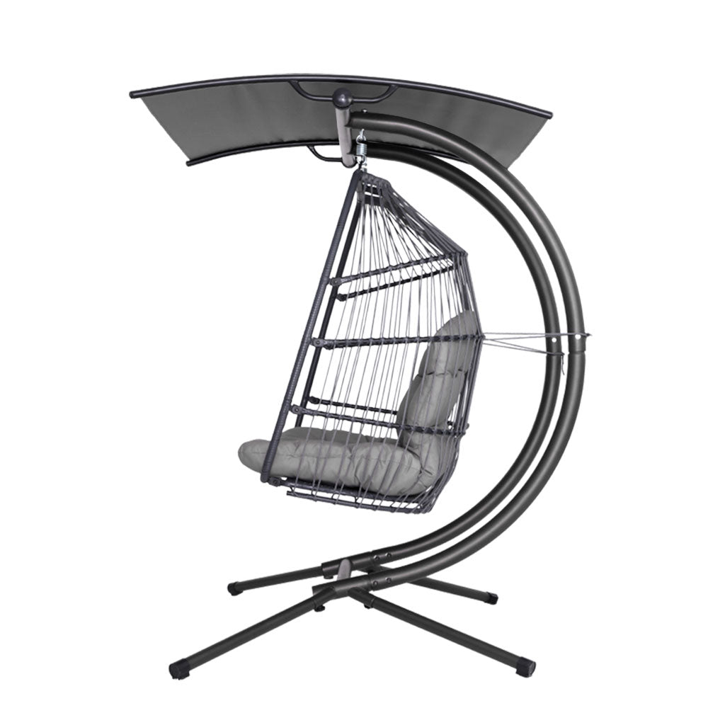 Outdoor Lounge / Hanging Egg Chair - Grey