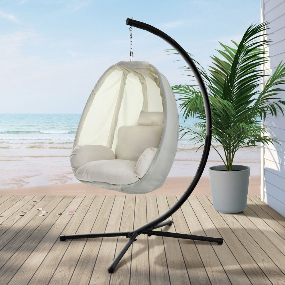 Patio Egg Hammock Pod With Stand