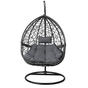 Black Outdoor Hanging Swing Chair