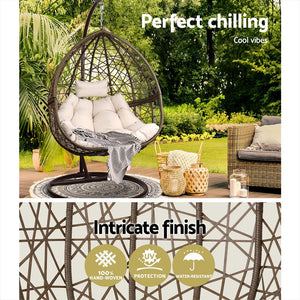 Brown Garden Hanging Swing Chair