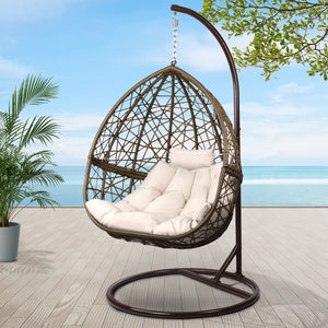 Brown Garden Hanging Swing Chair