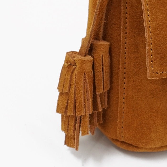 Genuine Leather Plain Casual Styled Shoulder Bag