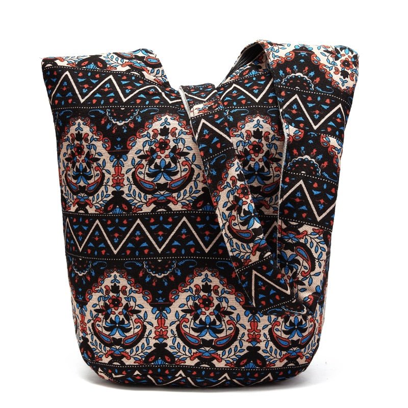 Bohemian Style Messenger Bag Made From Premium Cotton
