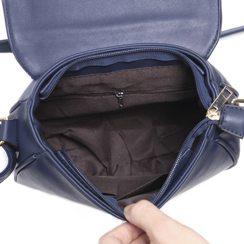 Small Floral Messenger Bag With Shoulder Strap