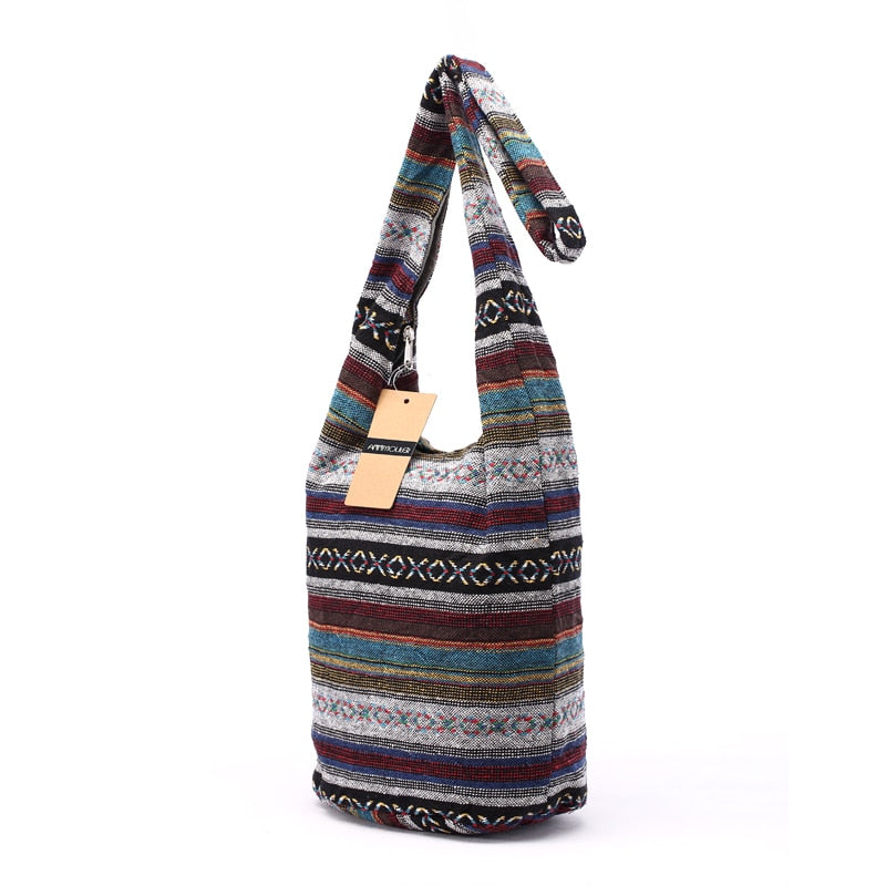 Crossbody Shoulder Bag Hippie Tribal Boho Bag Sling bag Ikat Aztec