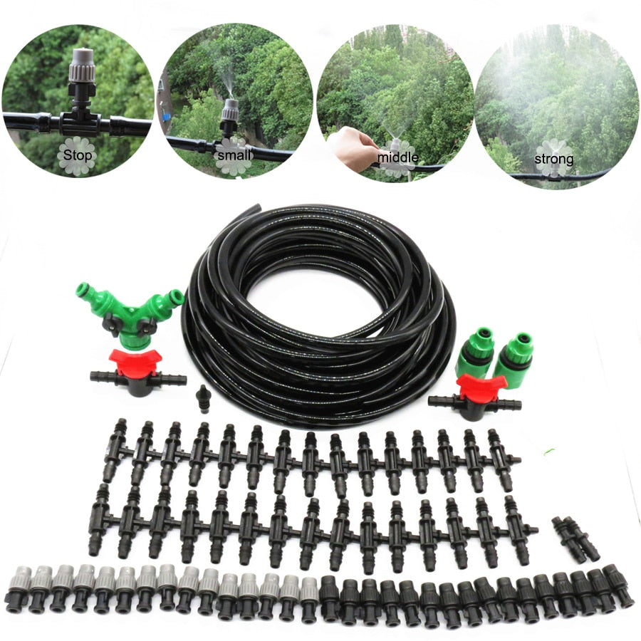 Hose Garden Misting Irrigation System - 25M