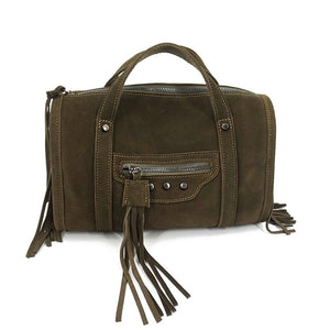 Genuine Leather Hippie Styled Business Handbag