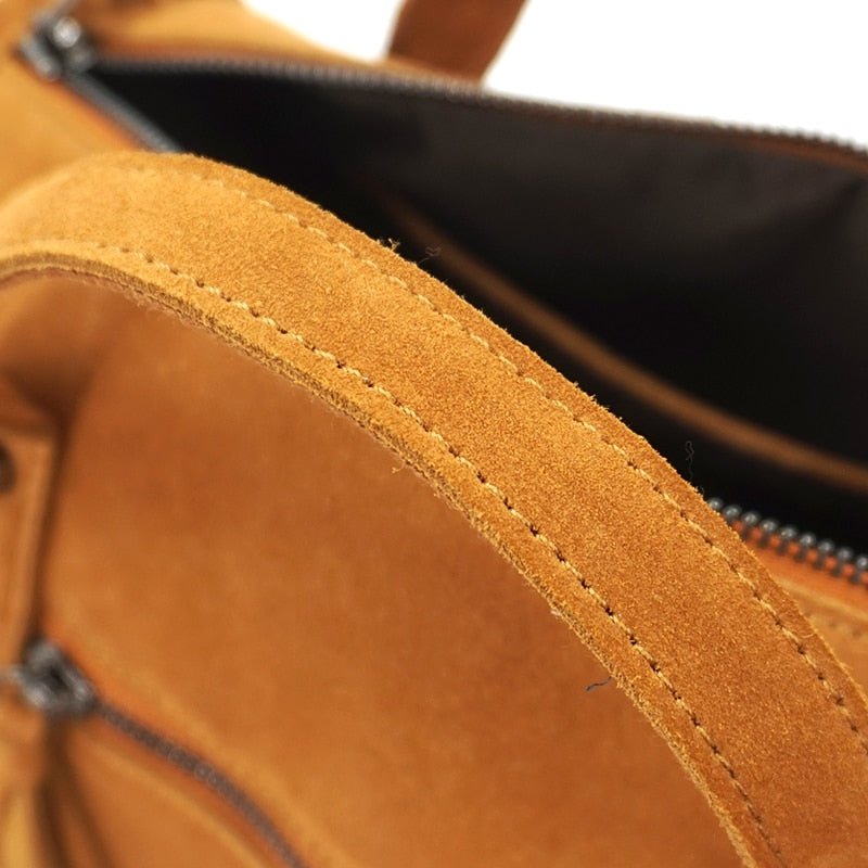 Genuine Leather Hippie Styled Business Handbag