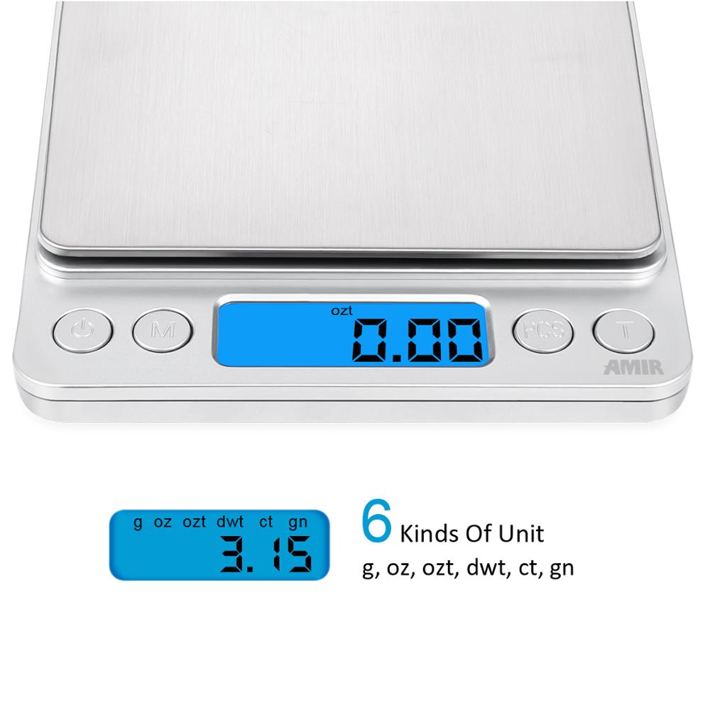 0.01g - 500g  LCD Electronic Scales | 2 Colours
