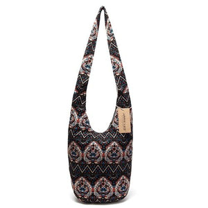 Bohemian Style Messenger Bag Made From Premium Cotton