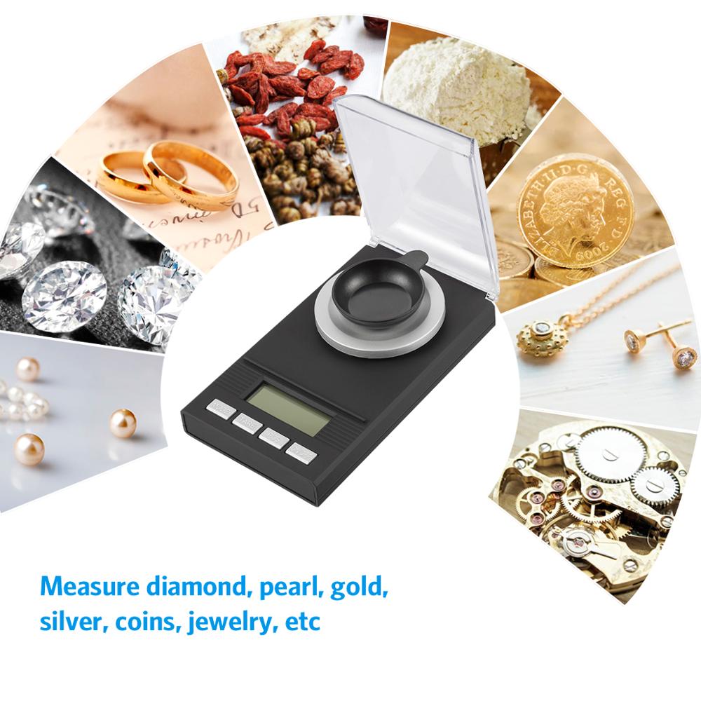 0.001g - 50g Mini Digital Kitchen Scale Scale