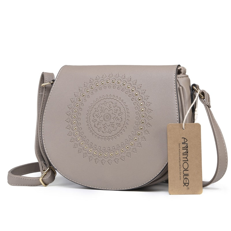 Small Floral Messenger Bag With Shoulder Strap