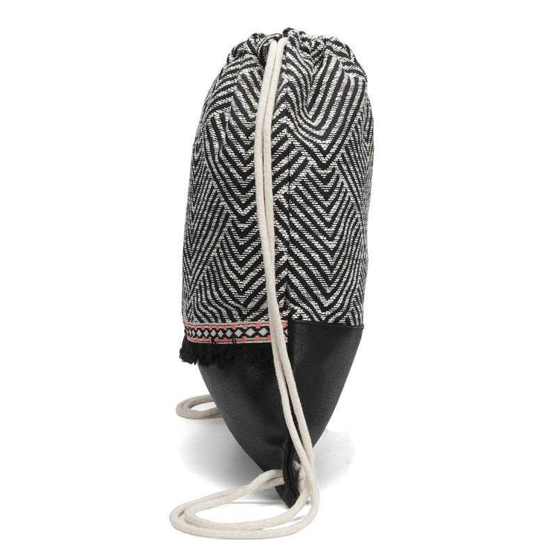 Cool Gypsy Styled Women's Casual Draw String Backpack