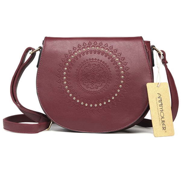 Small Floral Messenger Bag With Shoulder Strap