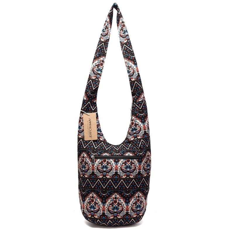 Bohemian Style Messenger Bag Made From Premium Cotton