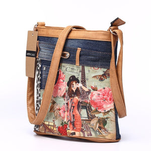 Women's Art Styled Patchwork Shoulder Bags