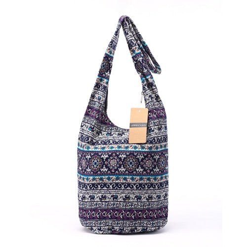 Women's Cool Cotton Sling Shoulder Bag - Various Designs
