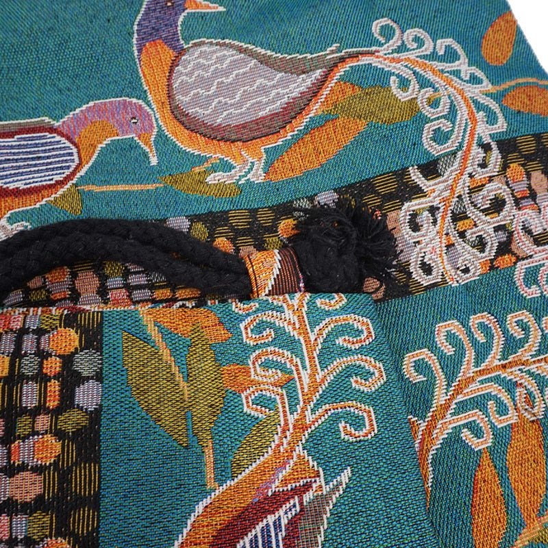 Vintage Gypsy Styled Fabric Draw String Backpack - Various Designs