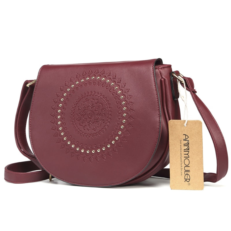 Small Floral Messenger Bag With Shoulder Strap