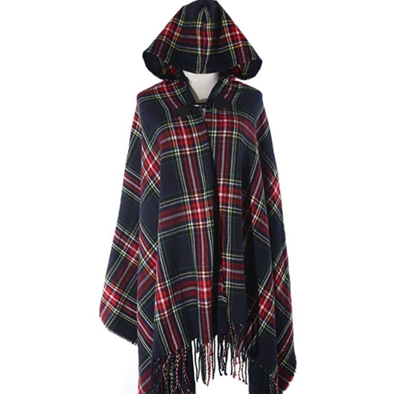 Festival Styled Blanket Poncho With Tassels | Mysterious Threadz | Free Size