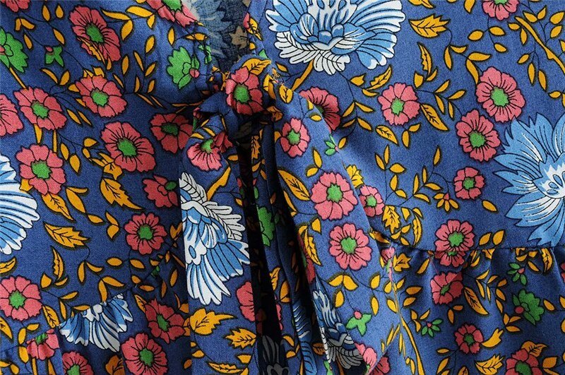 Vintage Women's V-neck Bohemian Kimono Top | S-L | 2 Colours