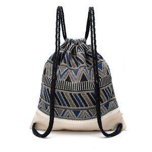 Cool Women's Tribal High Quality Draw String Back Pack