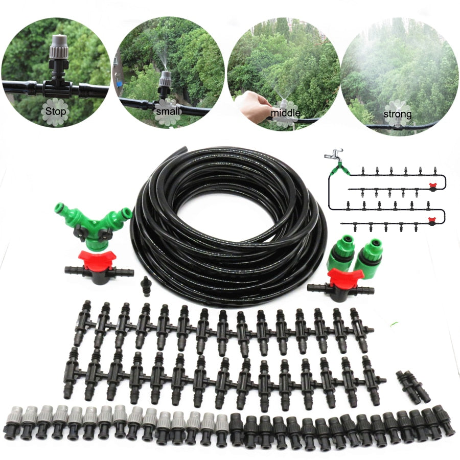 Hose Garden Misting Irrigation System - 25M
