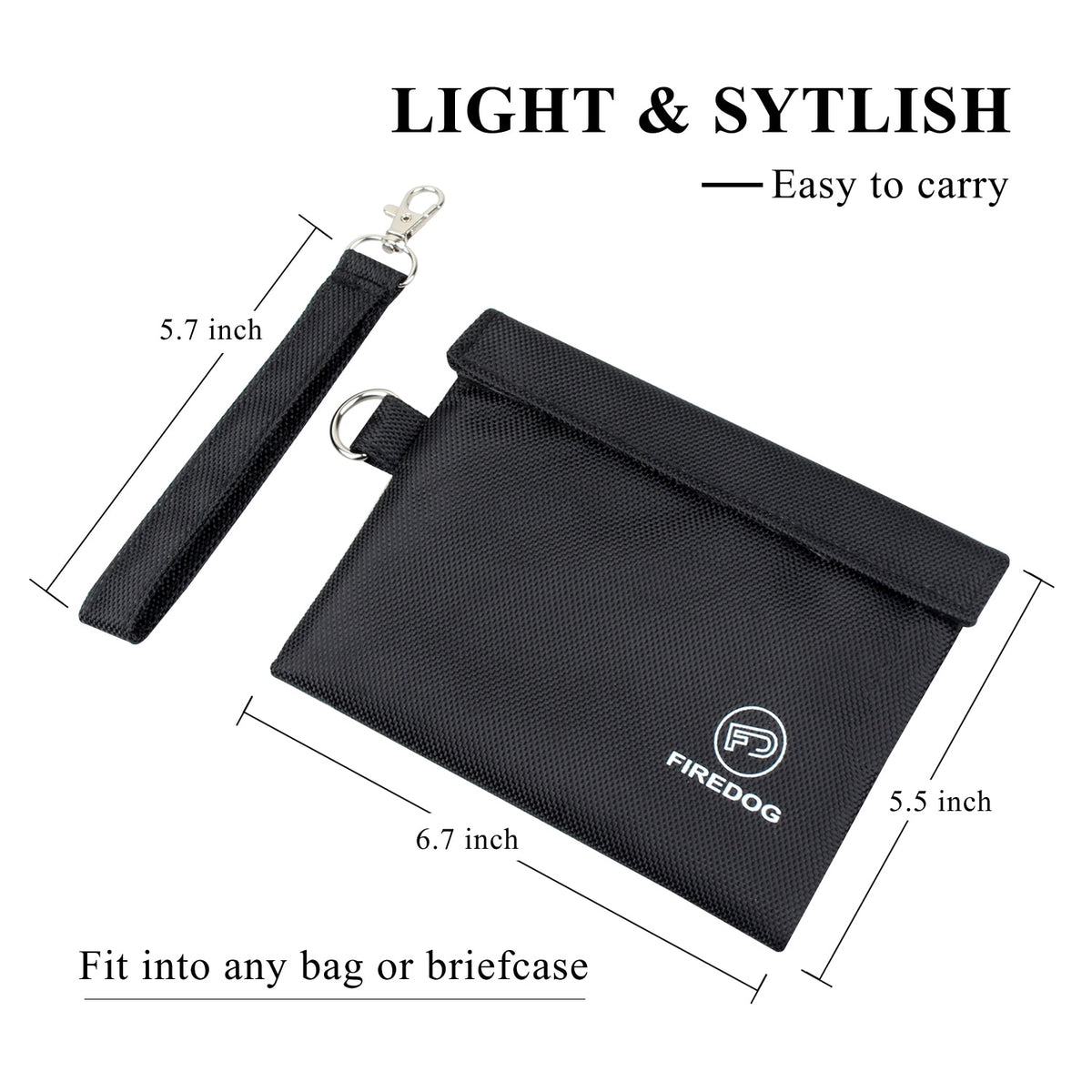 Smell Proof Carbon Lined Pocket Pouch