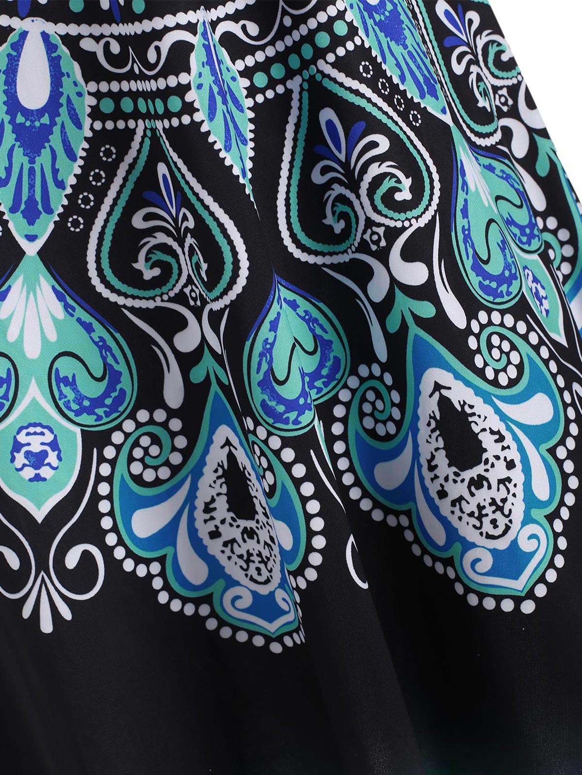 Hippie V-Neck Styled Hippie Dream Catcher Dress | S-XXL