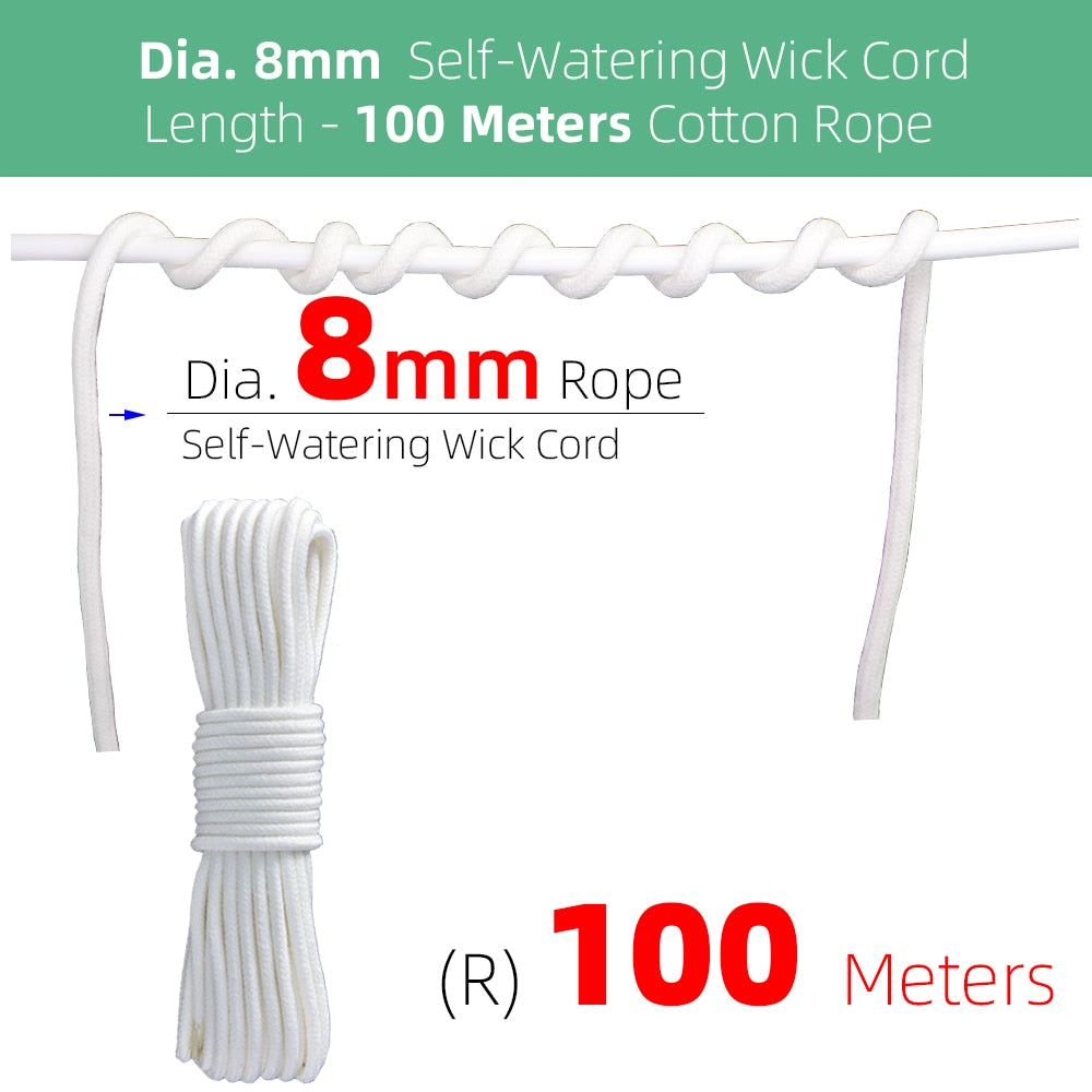 High Quality Self-Watering Hydroponic Wick Rope - Various Sizes