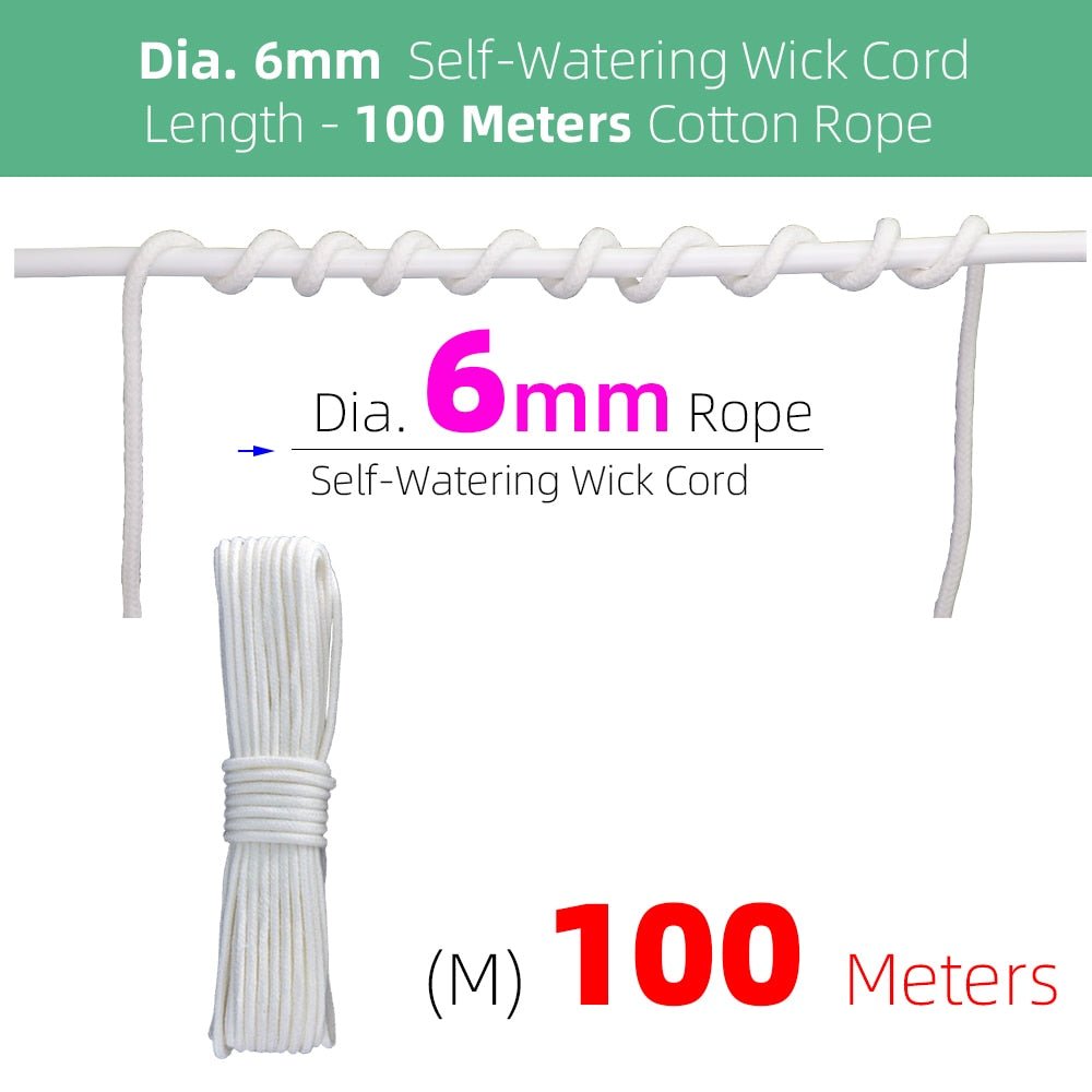 High Quality Self-Watering Hydroponic Wick Rope - Various Sizes