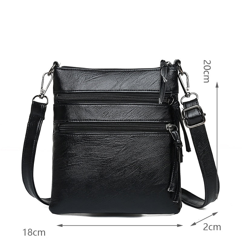 Small Leather Women's Shoulder Bag - Various Colours