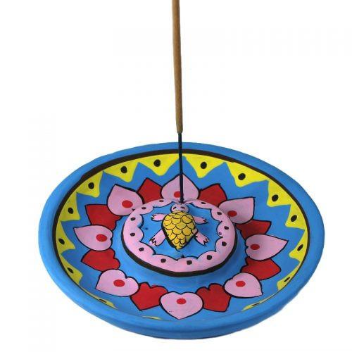 Handmade Turtle & Heart Incense Burner